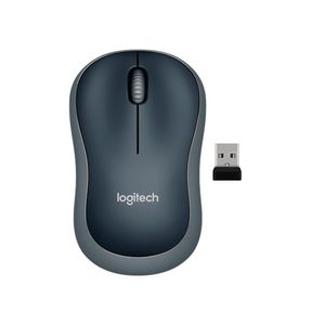 Mouse Logitech Óptico M185, Inalámbrico, USB, Negro (910-002225)