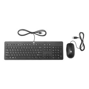 Kit HP de Teclado/Mouse Slim Business USB