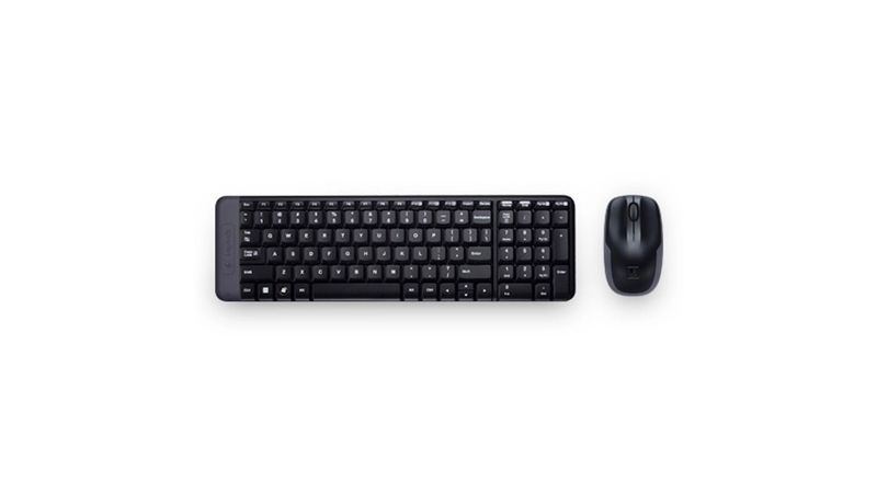 Kit Teclado Mouse LOGITECH MK220 Inalambrico Negro