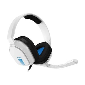 Audifonos Astro LOGITECH Gamer A10 Para PS4 Alambrico 3.5 Blanco Azul