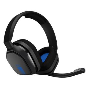 Audifonos Astro LOGITECH Gamer A10 Para PS4 Alambrico 3.5 Negro Azul