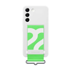 Samsung Galaxy S22 + Silicone with strap Cover White
