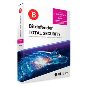 Bitdefender Total Security Lics Antivirus 2017 Hp 1yr