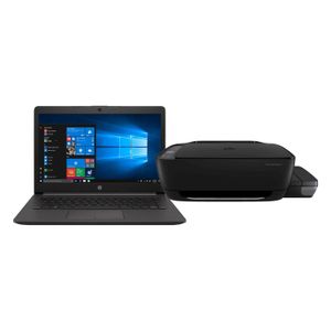 Laptop Hp 240 G7 Intel Core i5 8GB 1TB 14’’ Windows 10 Home + Multifuncional HP Ink Tank 415 a Color e inalámbrica