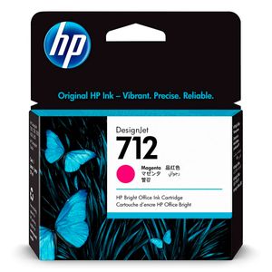 Cartucho de tinta hp 712 magenta 29ml