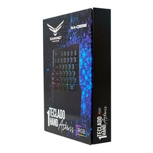Teclado Naceb One Hand Rgb Atheris Technology Con Software Programable