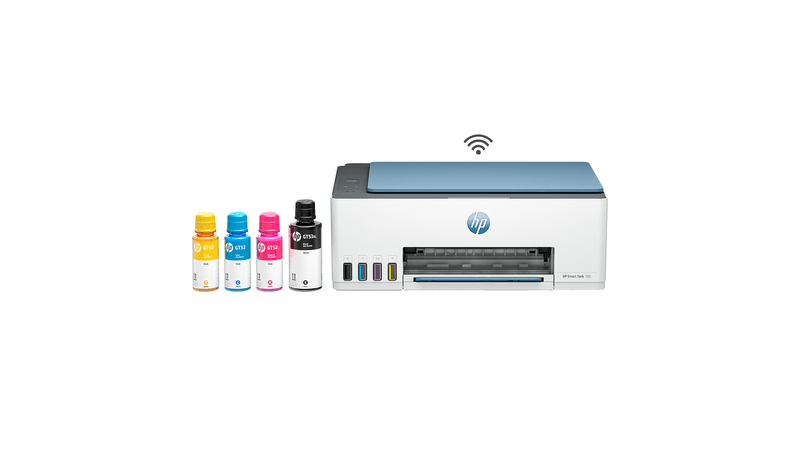 Impresora Multifuncion Hp Smart Tank 580 Wifi Bluetooth Wireless Sistema  Continuo Duplex