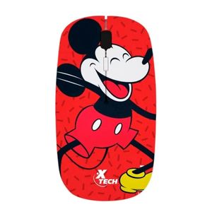 Mouse XTECH Disney Mickey Mouse Inalambrico 1600 Dpi Rojo (Xtm-D340mk)